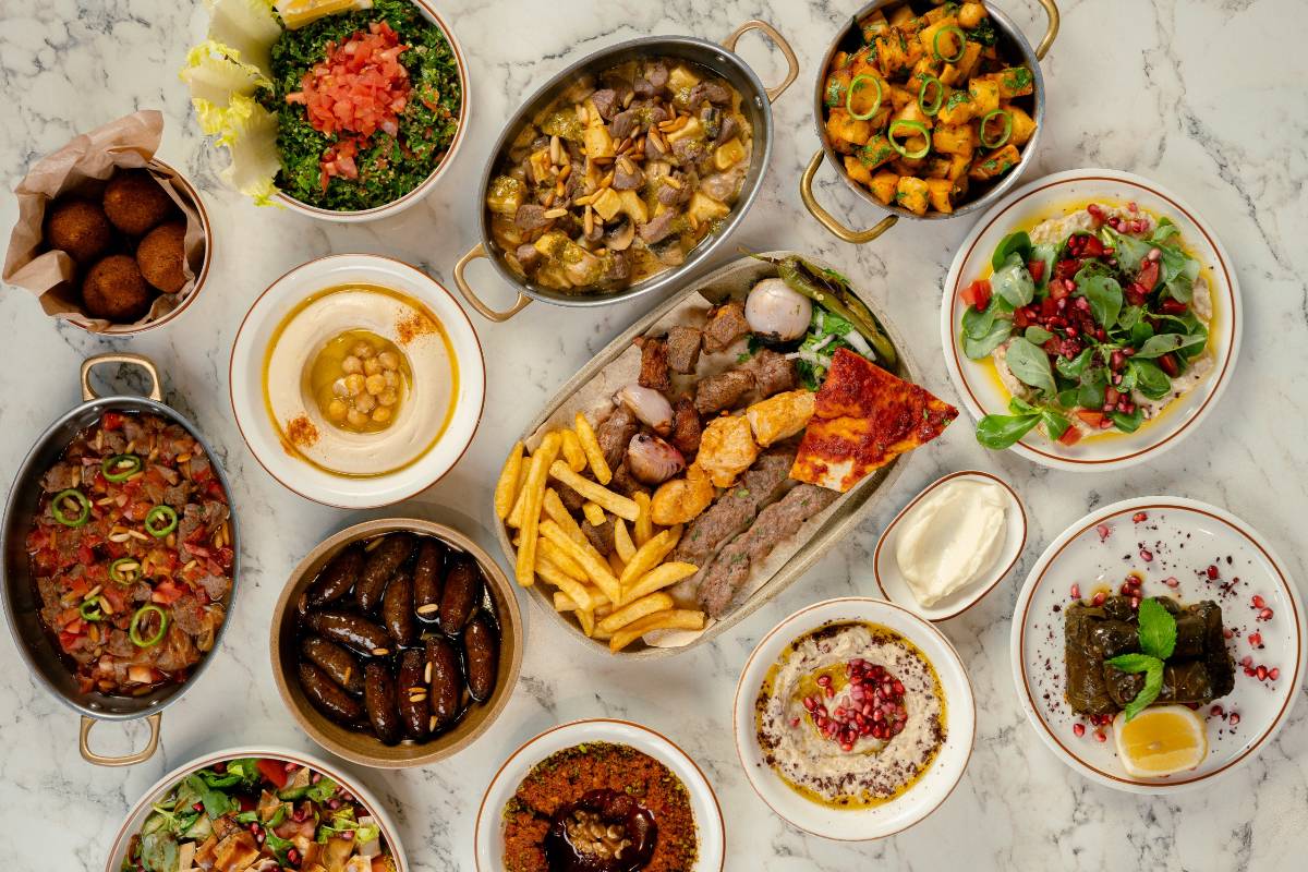 Al Hallab no Dubai Mall, restaurante libanês e árabe em Dubai